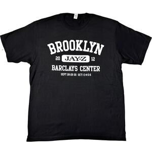 NEW JayZ Brooklyn 2012 Barclay’s Graphic T-Shirt Men’s L